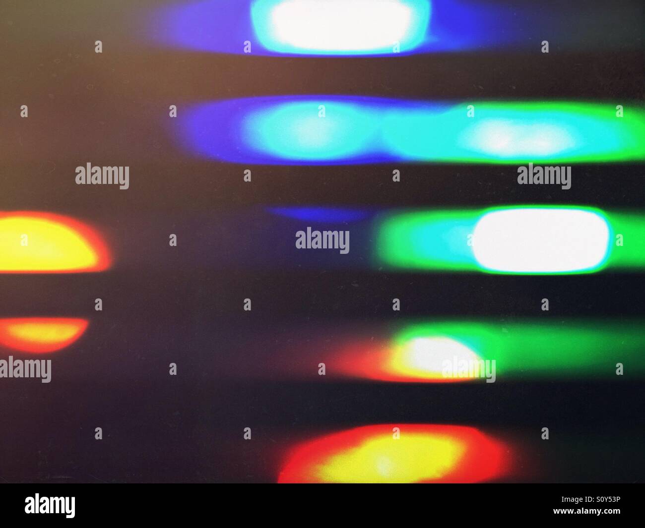 Abstract image of Christmas tree lights - Smartphone Captured Stock Image