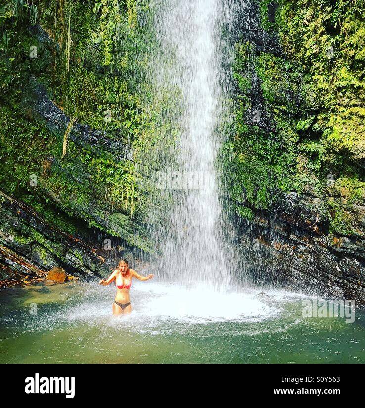 Juan Diego Falls, El Yunque Rainforest, Puerto Rico (April 2016 Stock Photo Alamy