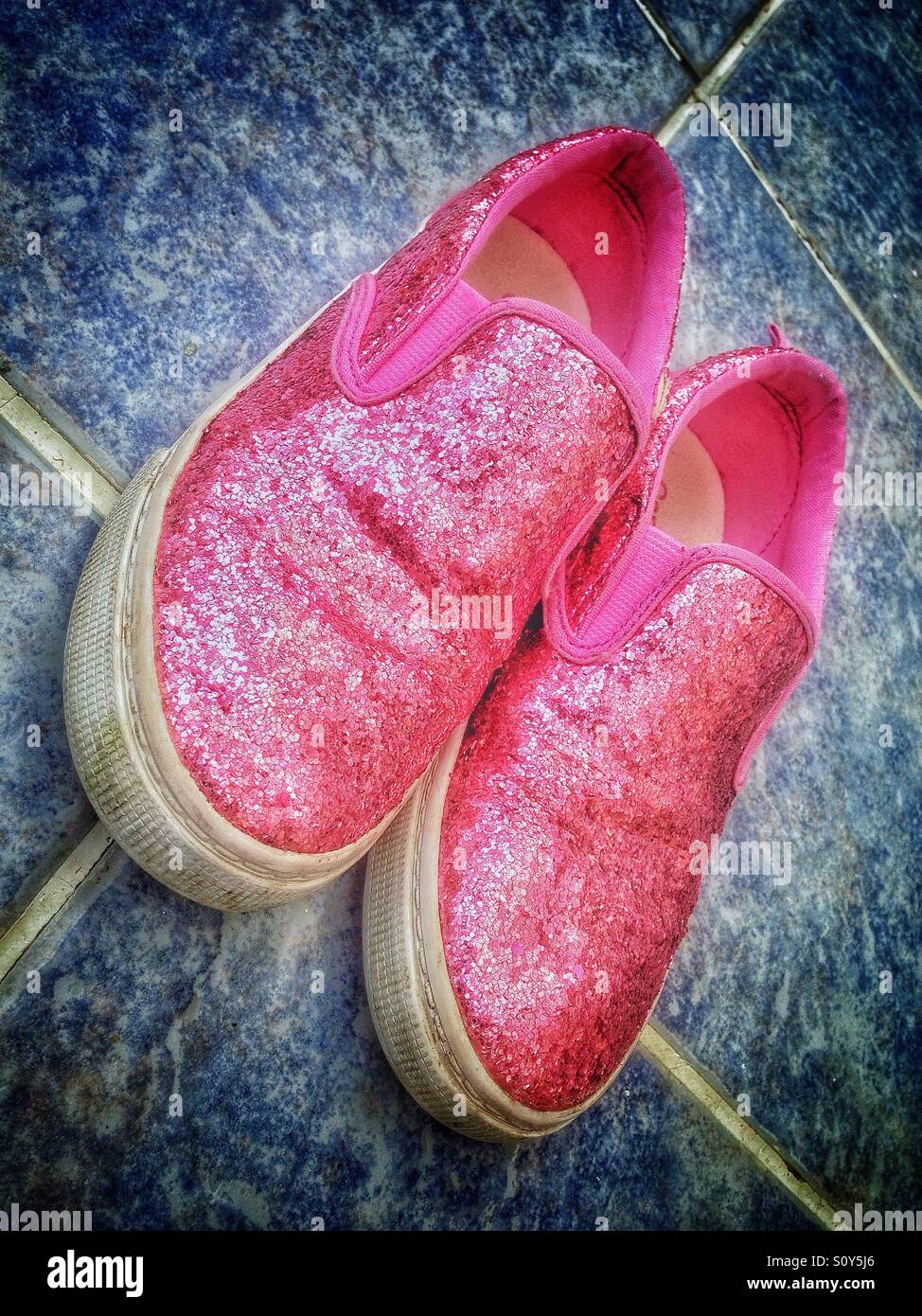 Pink shoes - Smartphone Captured Stock Image