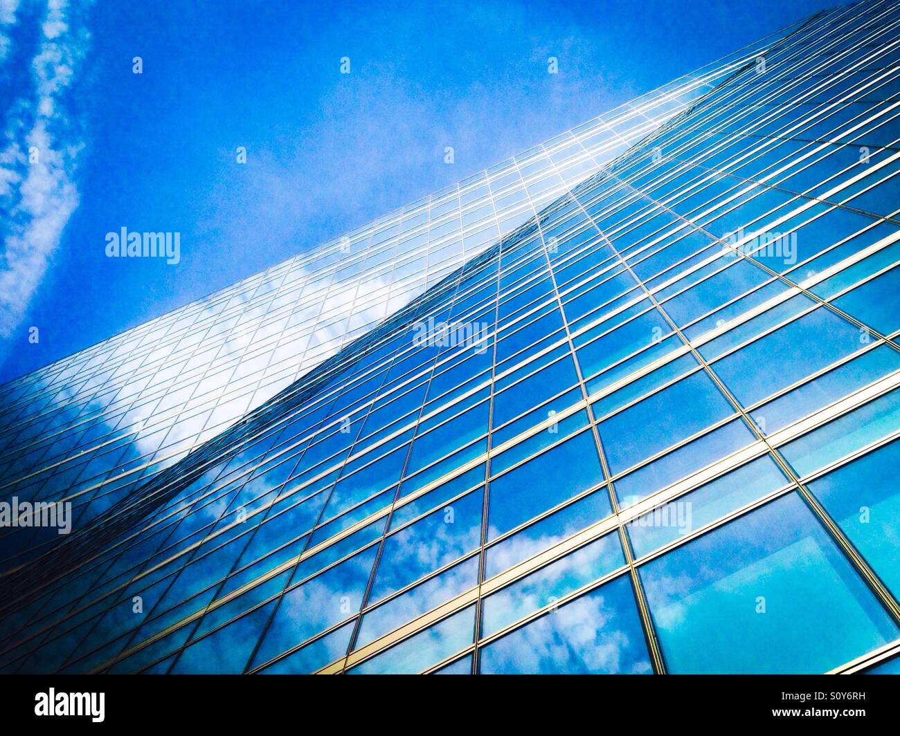 Modern glass office building Stock Photo Alamy