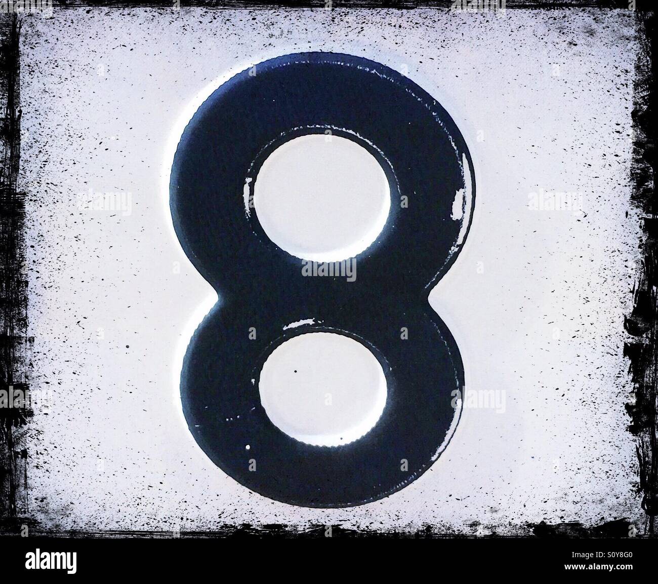 Upside down number 8 Stock Photo Alamy