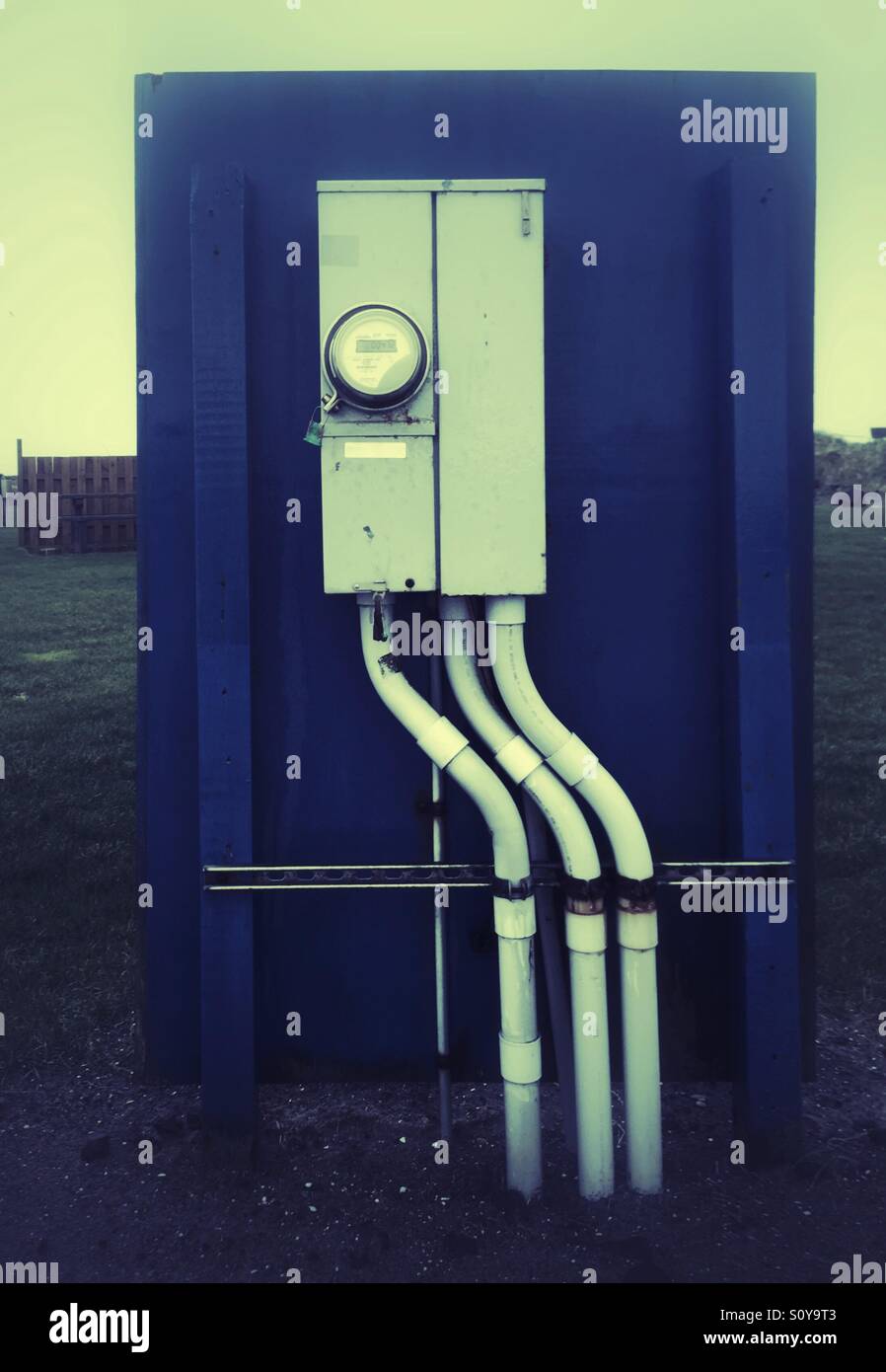 Industrial electrical panel - Smartphone Captured Stock Image