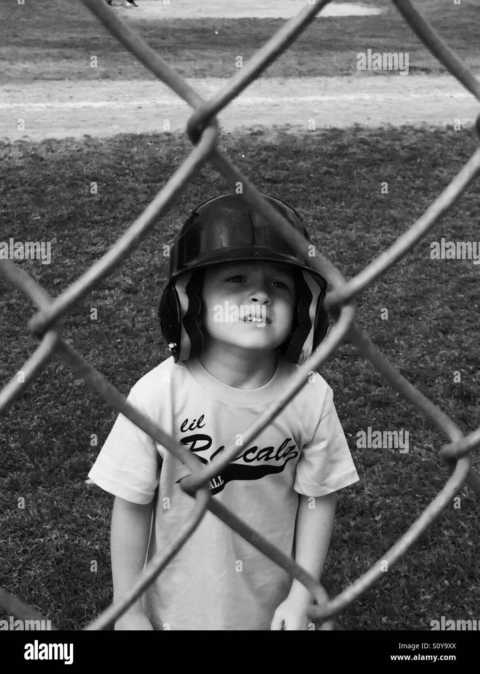 First T-ball game ⚾️⚾️⚾️ Stock Photo