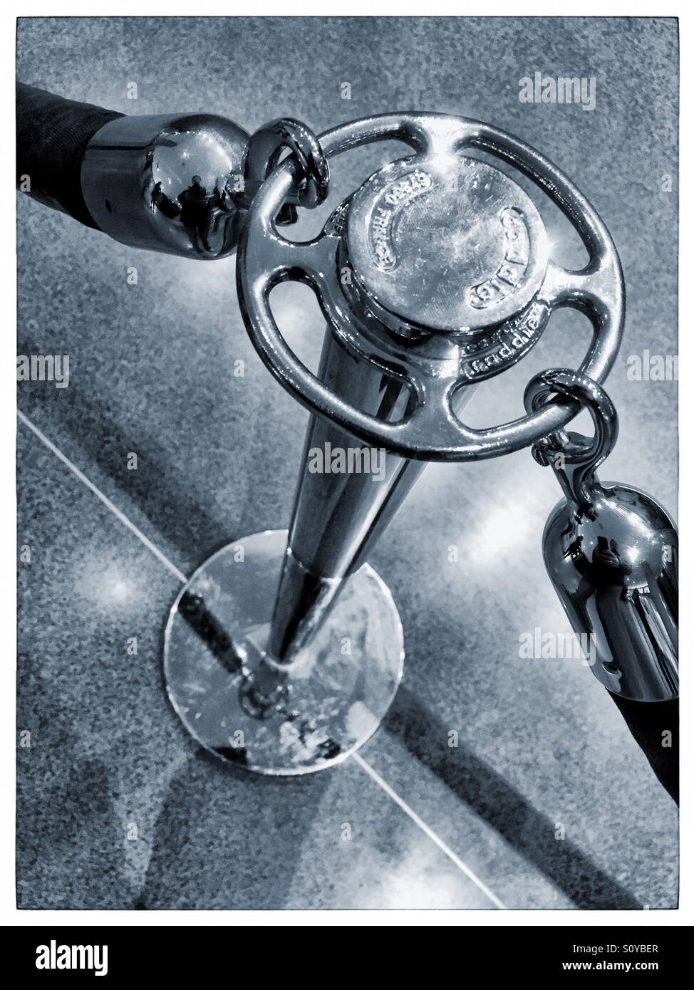 Indoor queue pool - Smartphone Captured Stock Image