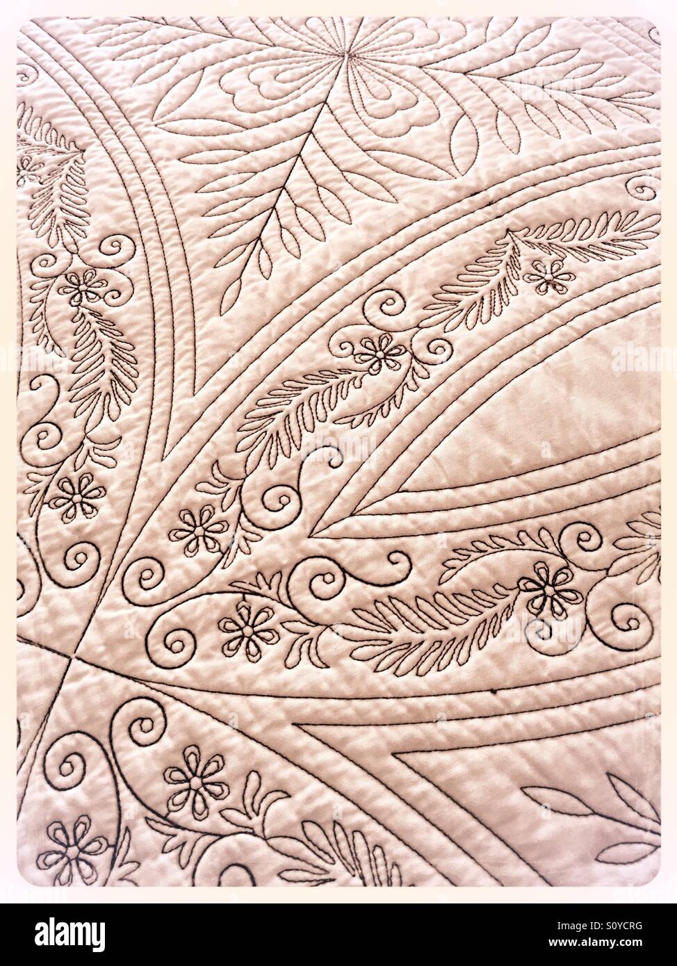 Quilt - Smartphone Captured Stock Image
