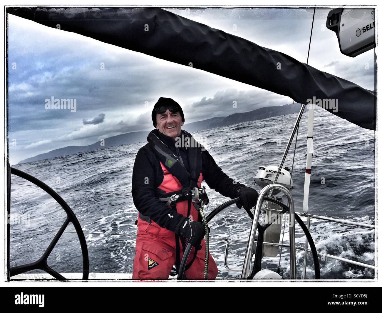 skipper in yacht