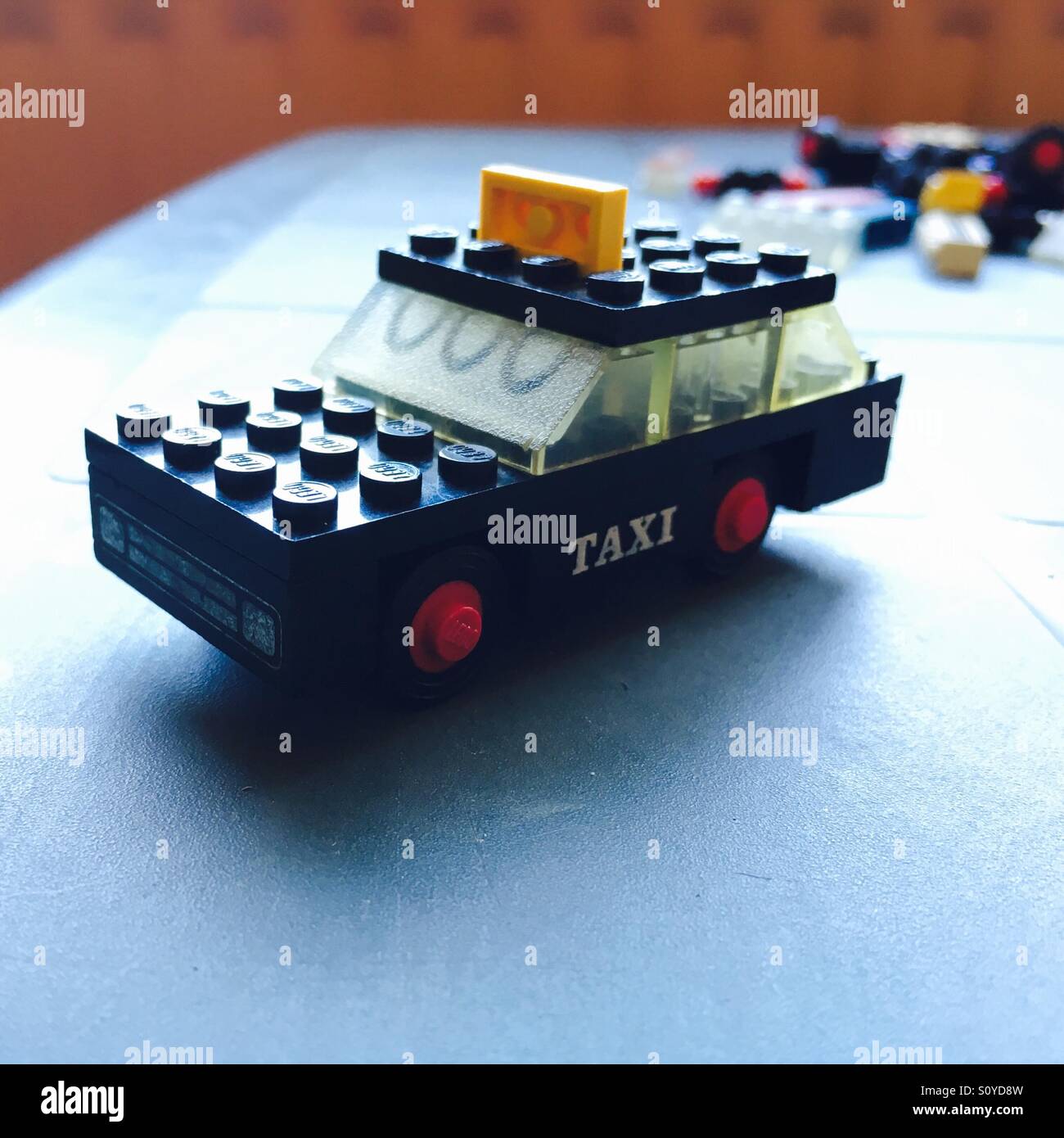 Vintage 70s Lego taxi Stock Photo - Alamy