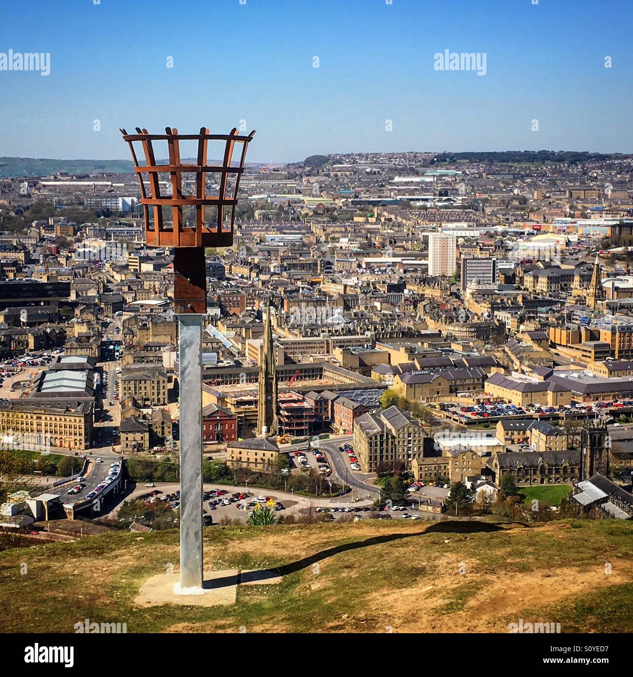 Beacon Hill, Halifax, Calderdale, West Yorkshire. One of the beacons to