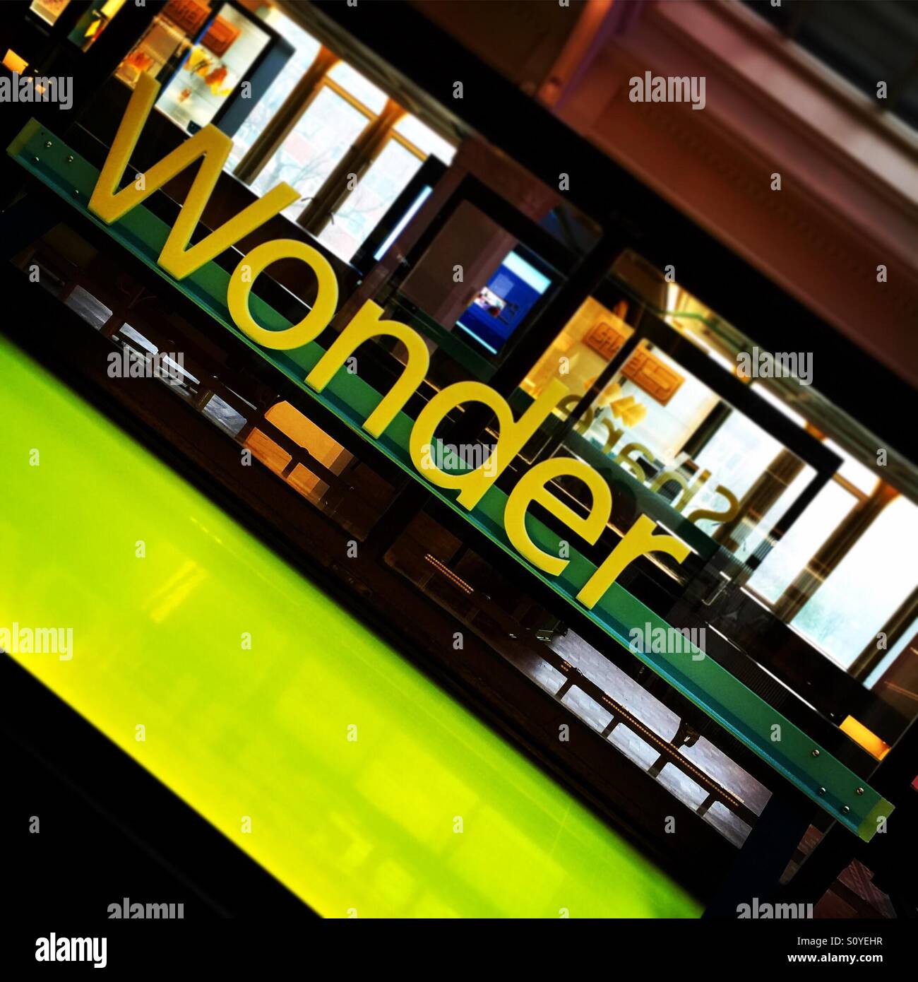 Wonder, Manchester museum - Smartphone Captured Stock Image