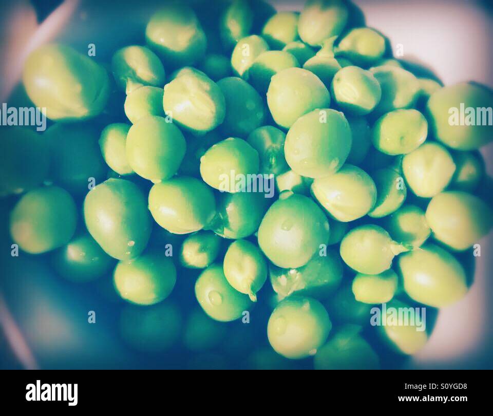 Peas in a bowl Stock Photo Alamy