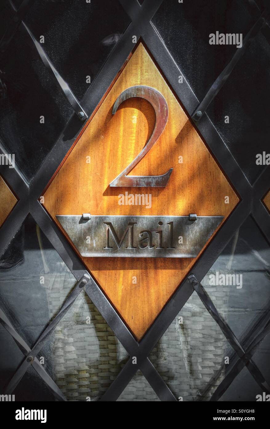 Number two - Smartphone Captured Stock Image