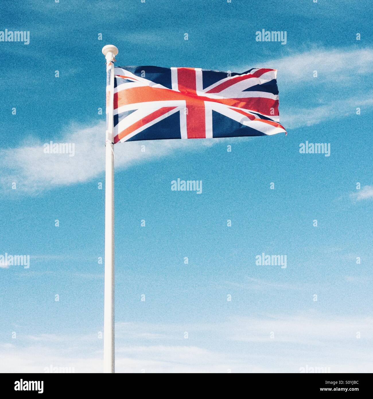 Union Jack flag - Smartphone Captured Stock Image