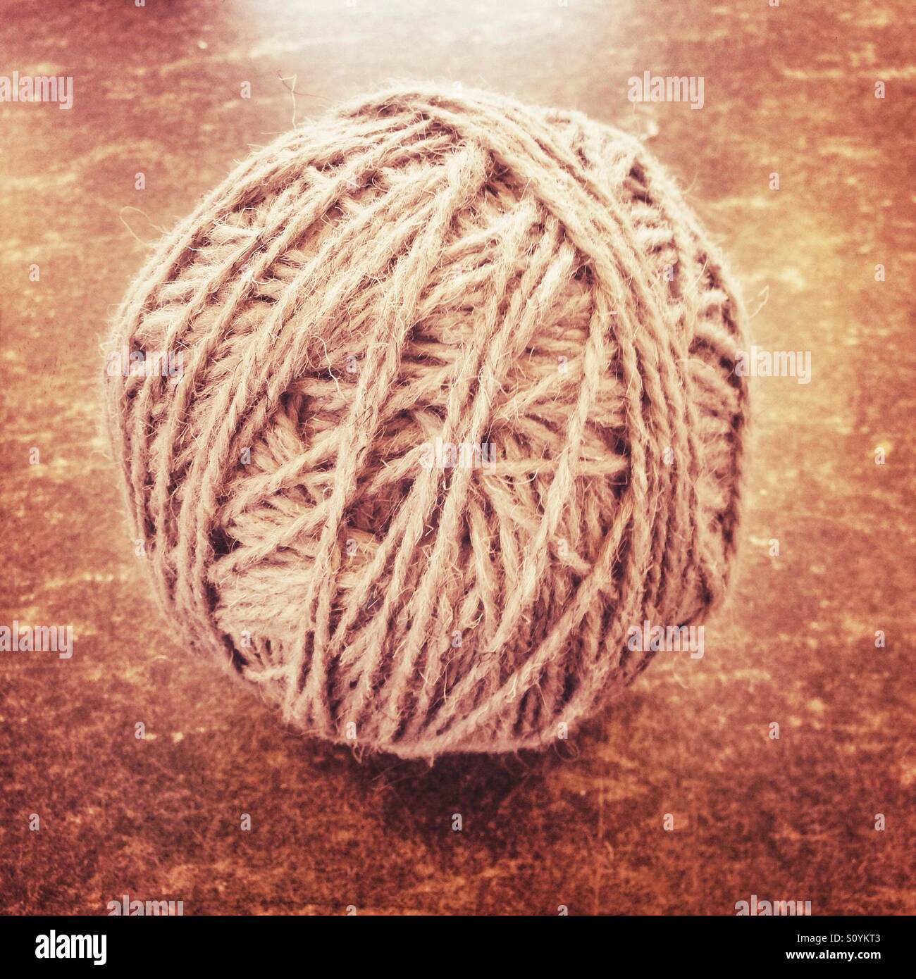 Ball of wool - Smartphone Captured Stock Image