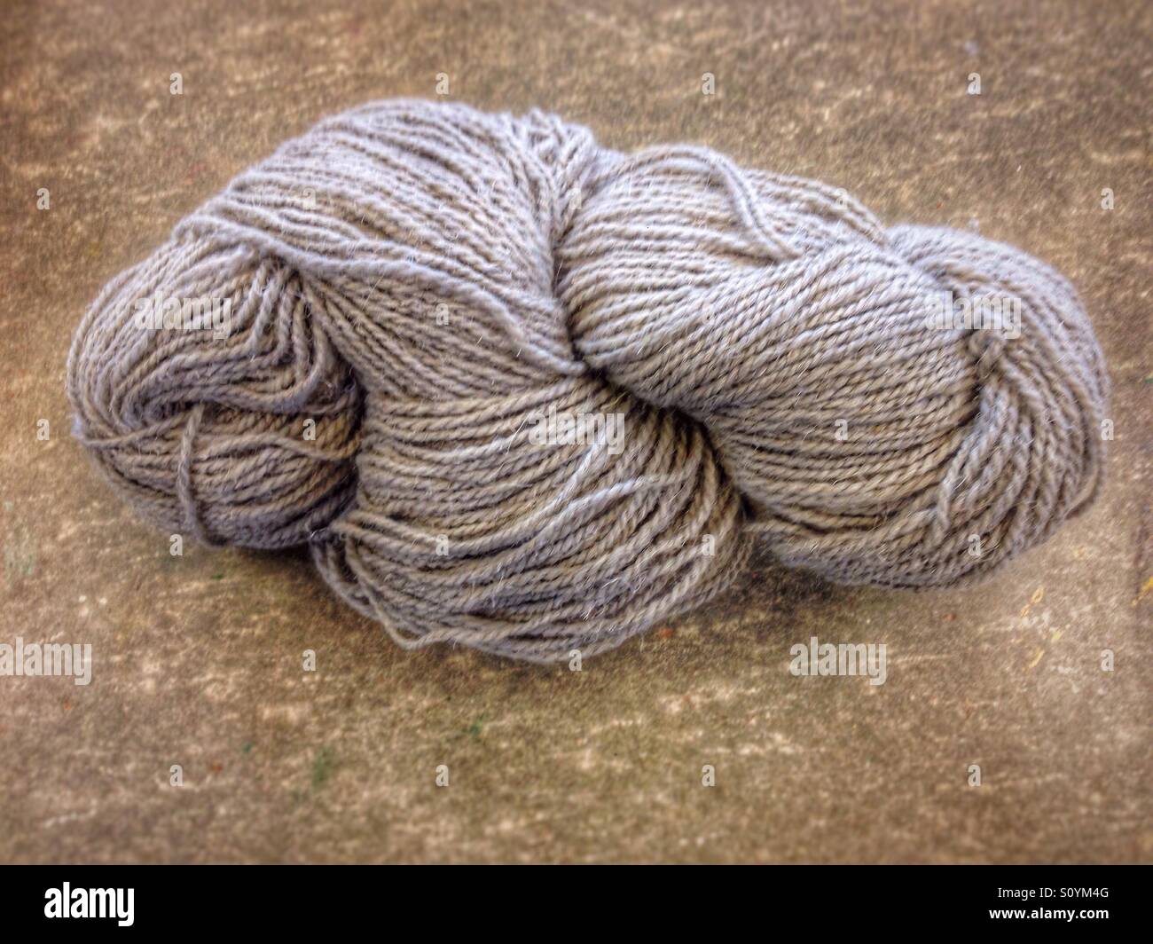 Skeins Gray Yarn Natural Wool Yarn Stock Photo 2346570753