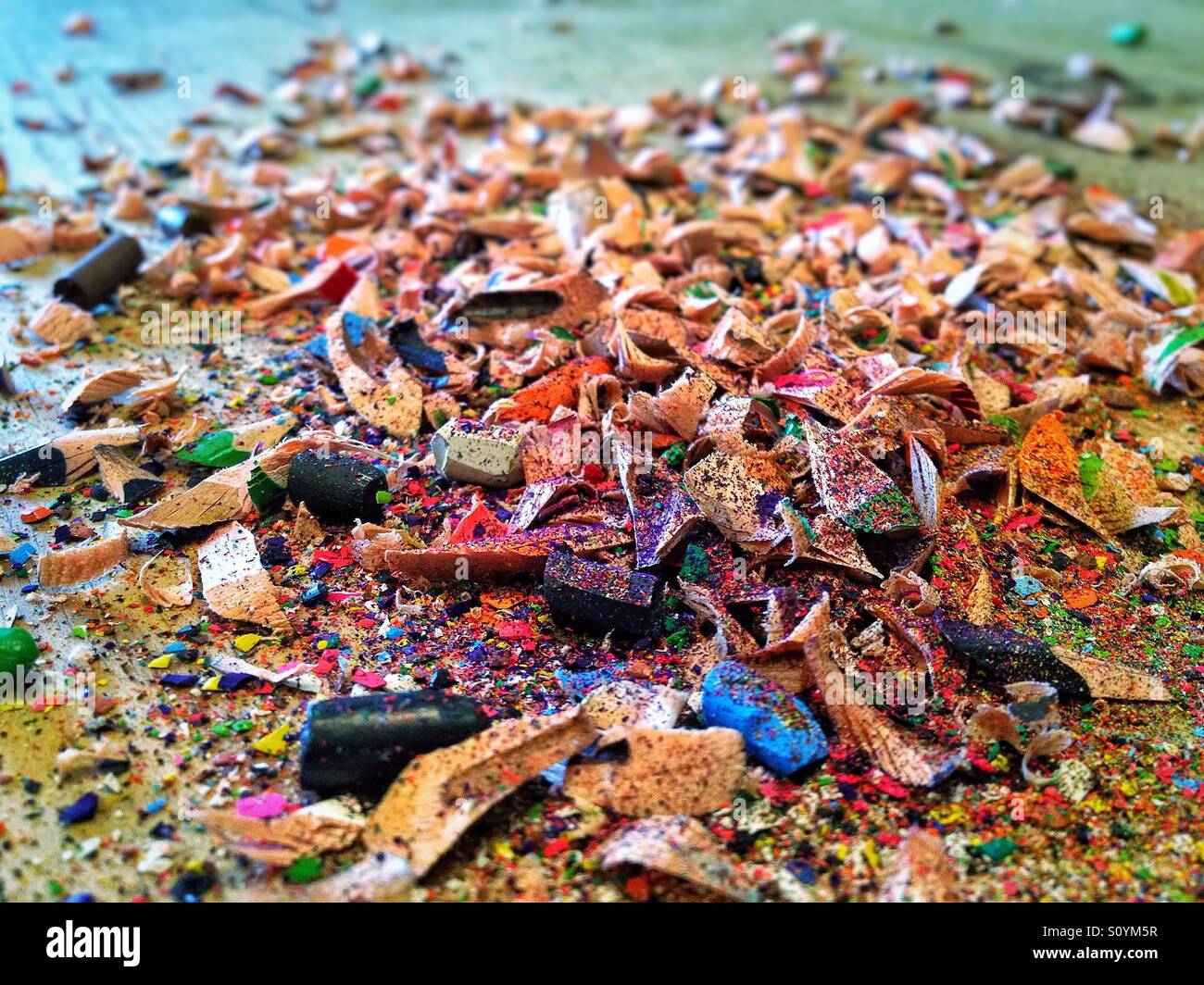 Pencil shavings Stock Photo Alamy