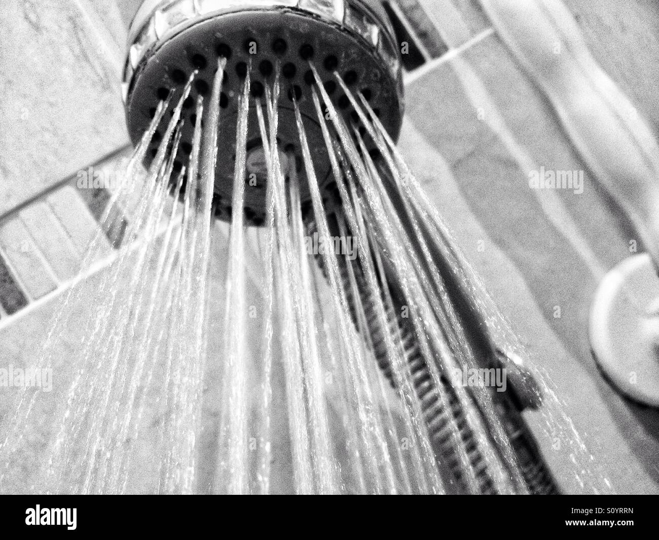 A shower - Smartphone Captured Stock Image