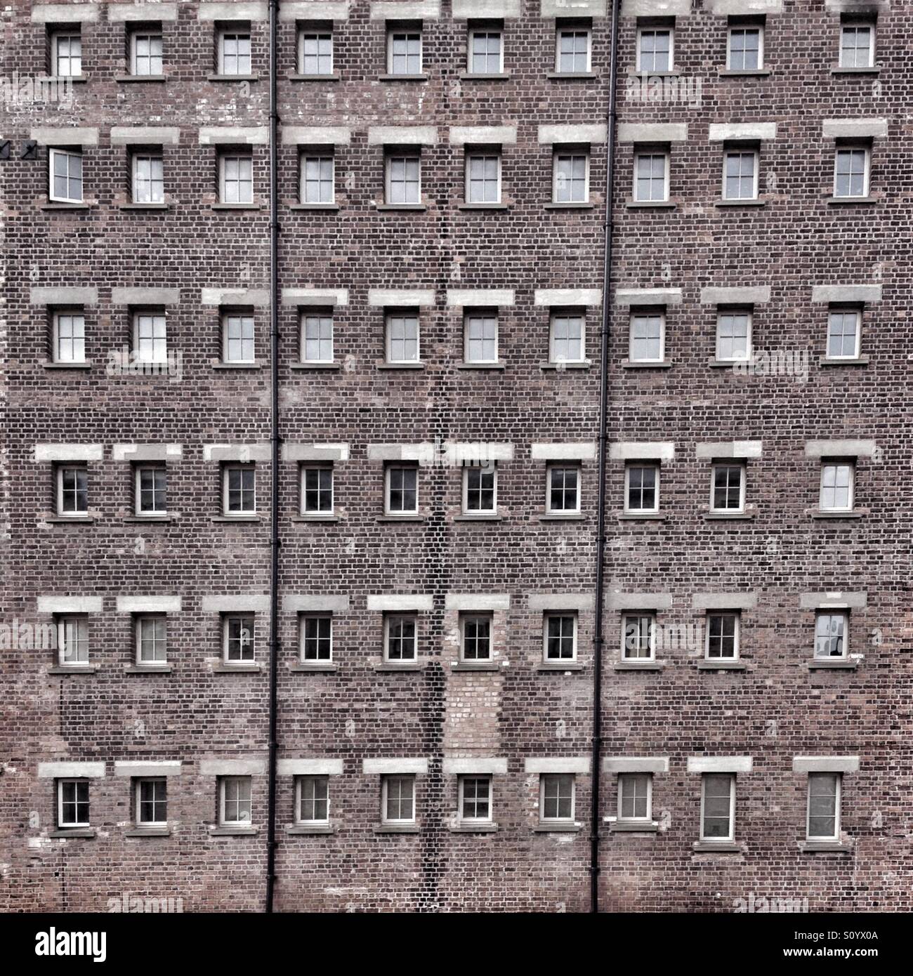 Warehouse in Gloucester docks - Smartphone Captured Stock Image