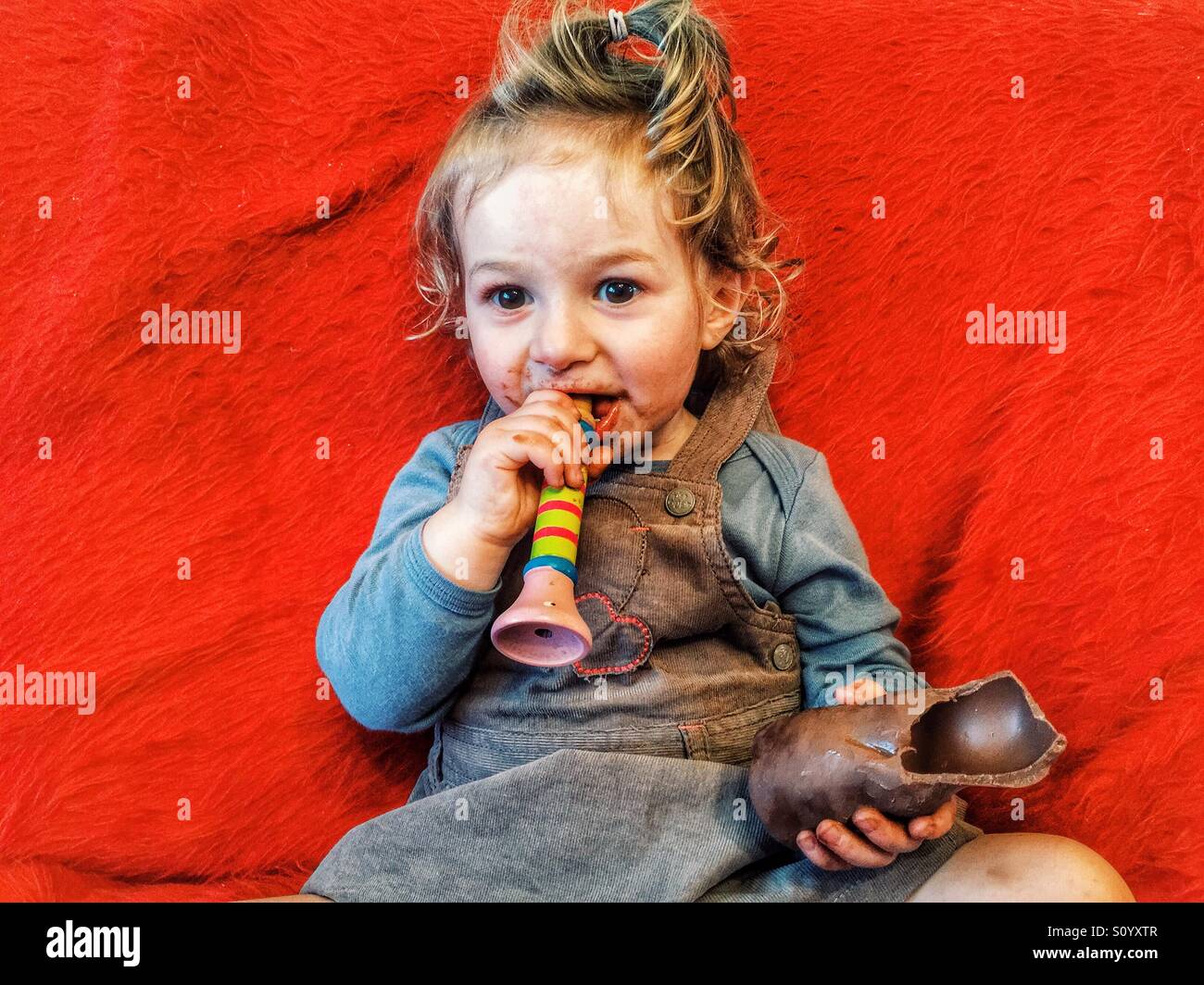 Child blowing whistle hires stock photography and images Alamy