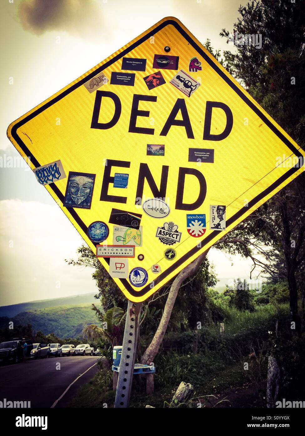 Popular dead end - Smartphone Captured Stock Image