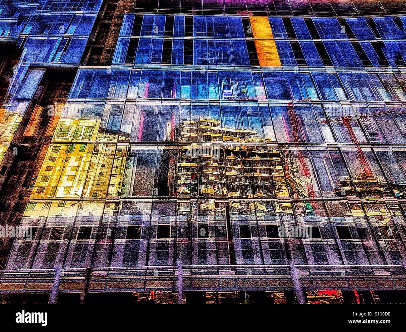 Modern architecture,Battersea power station. - Smartphone Captured Stock Image