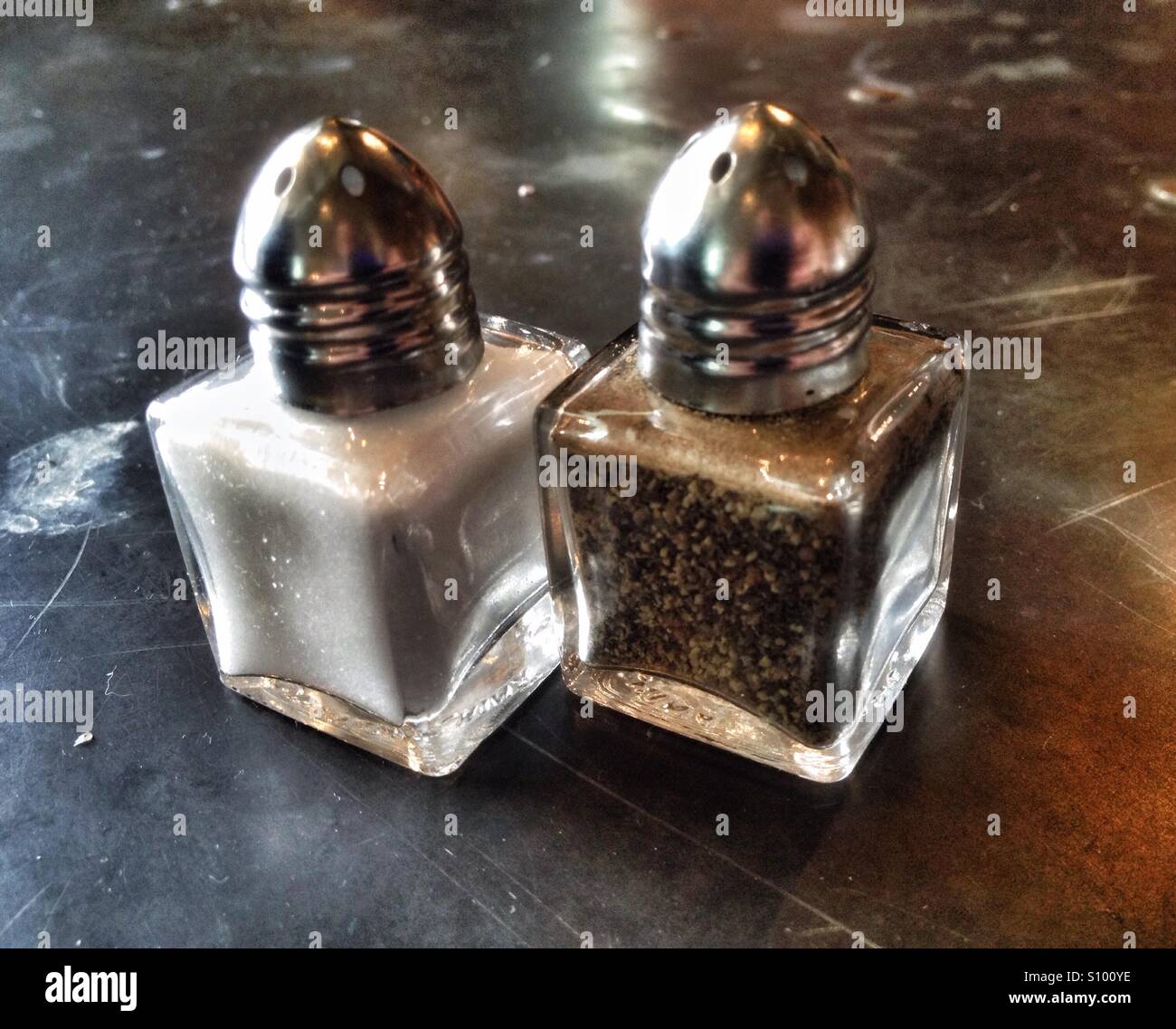 Salt and pepper. Stock Photo