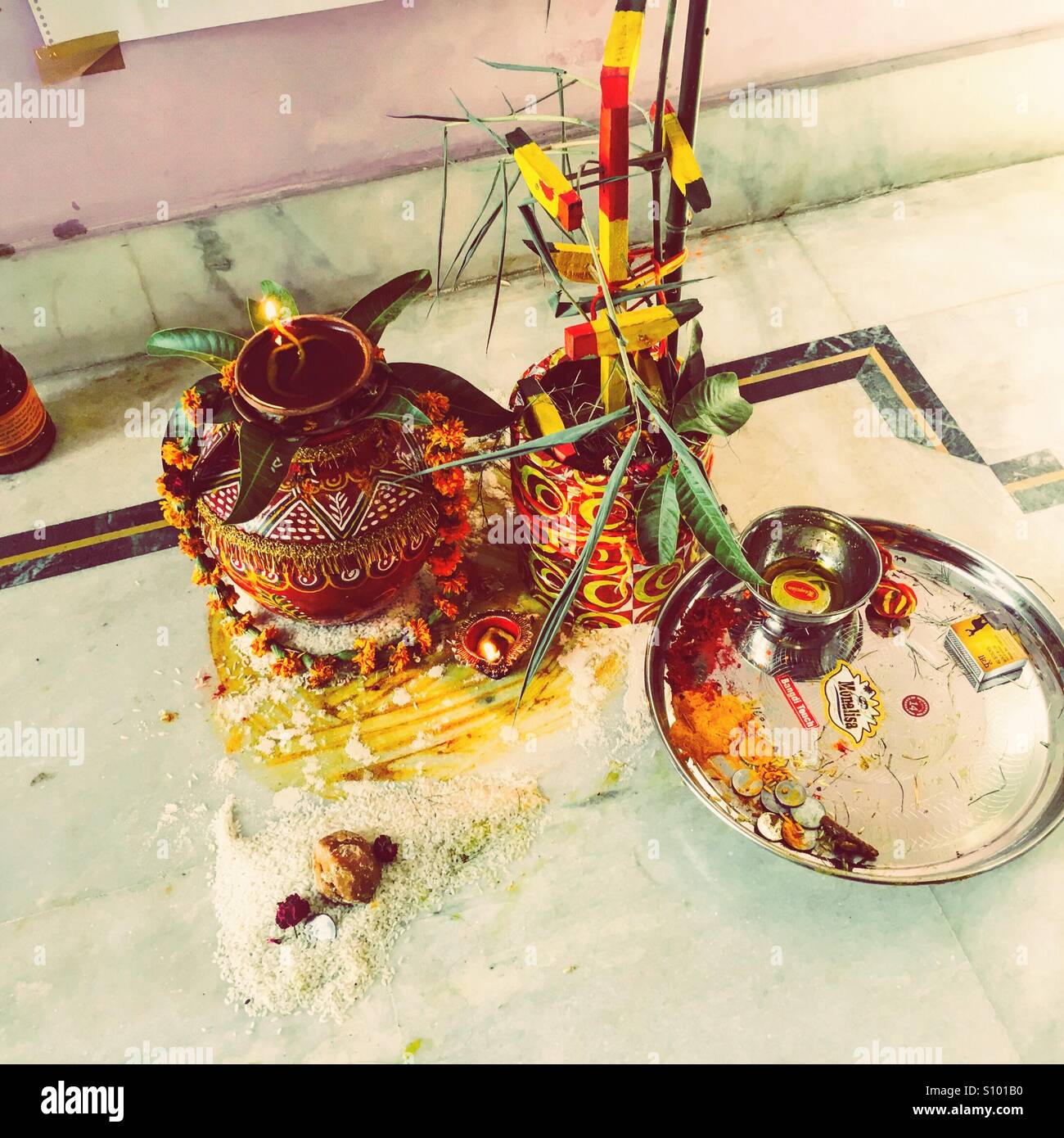 Preparation For Indian Wedding Stock Photo 310402372 Alamy