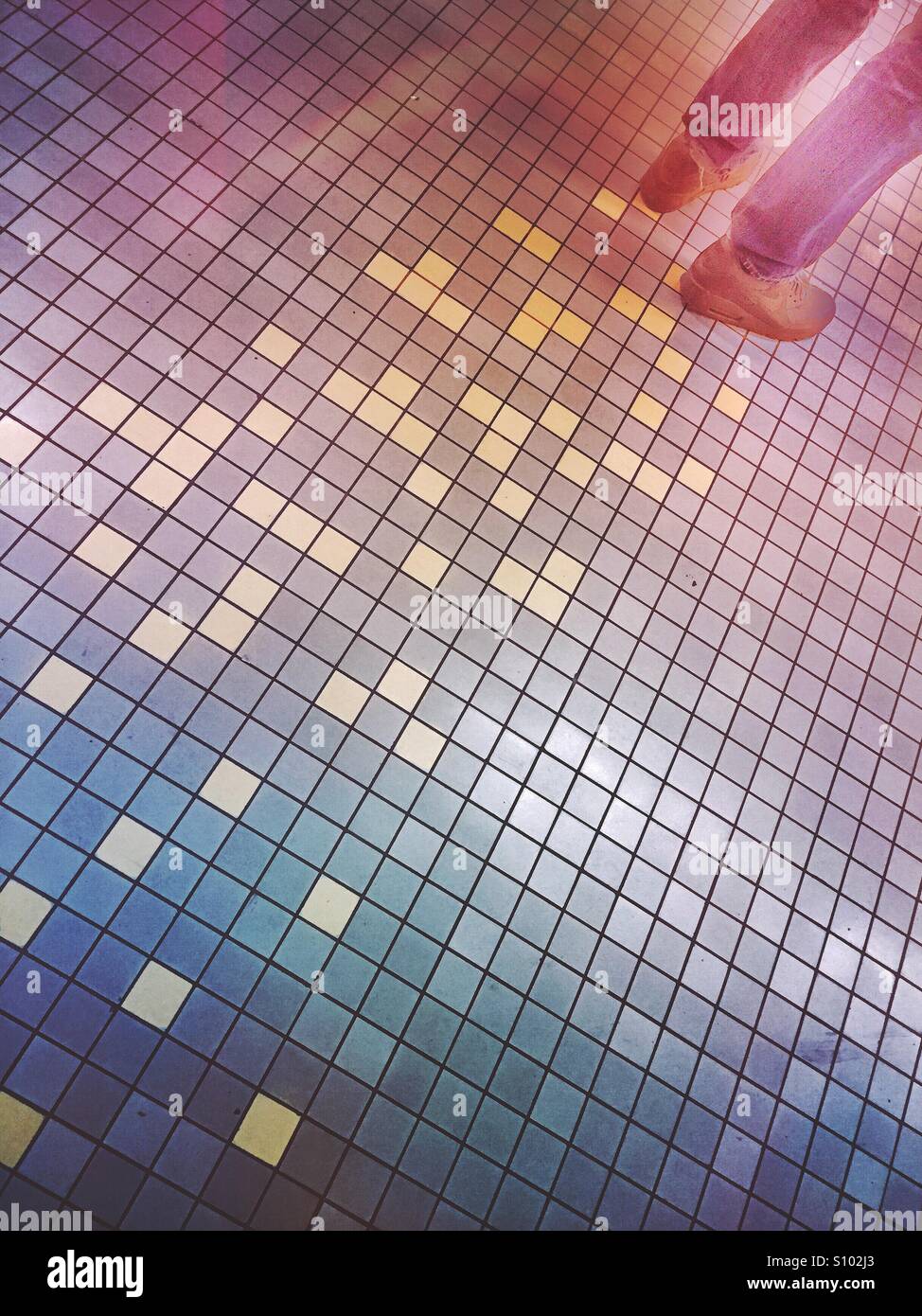 Leaving traces - Smartphone Captured Stock Image