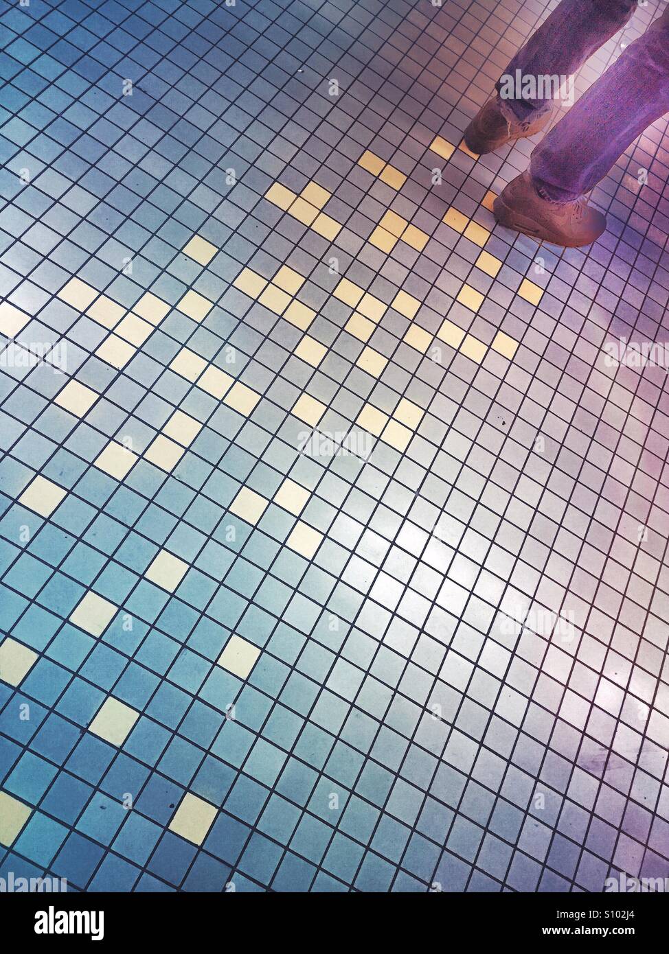 Leaving traces - Smartphone Captured Stock Image