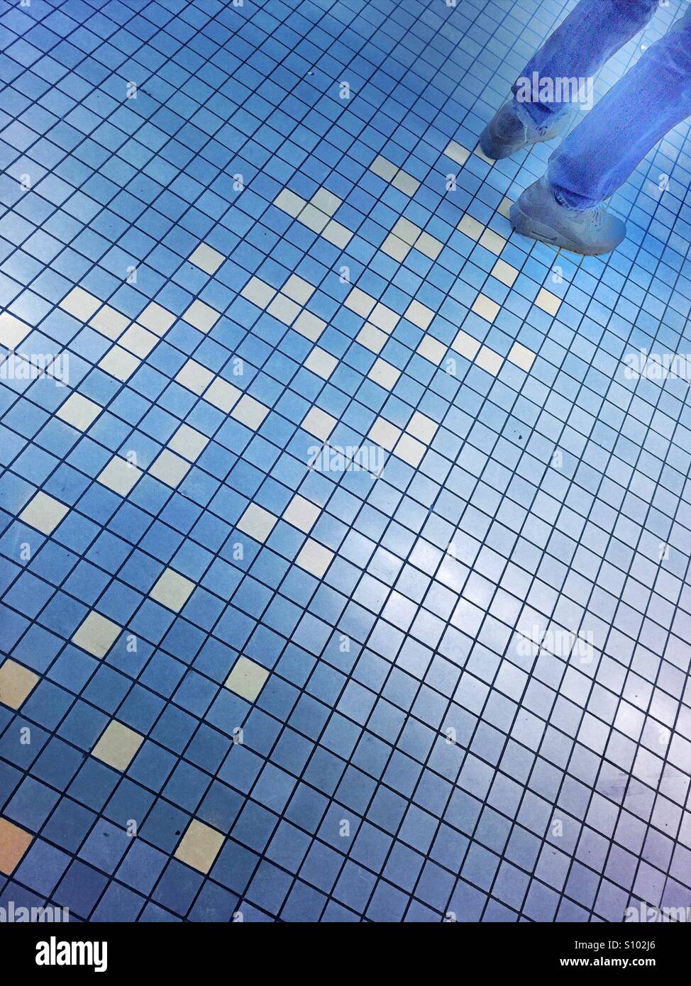 Leaving traces - Smartphone Captured Stock Image