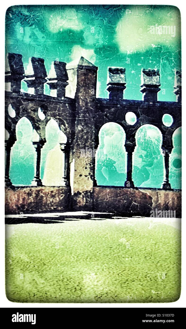 Castle archways Stock Photo