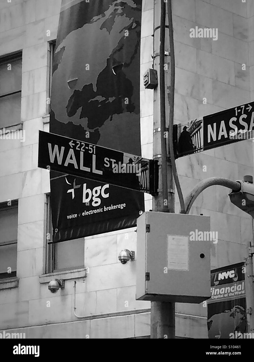 Wall st, New York Stock Photo Alamy