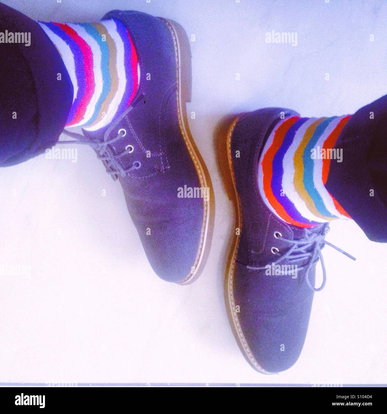 Shoe and socks swag Stock Photo Alamy