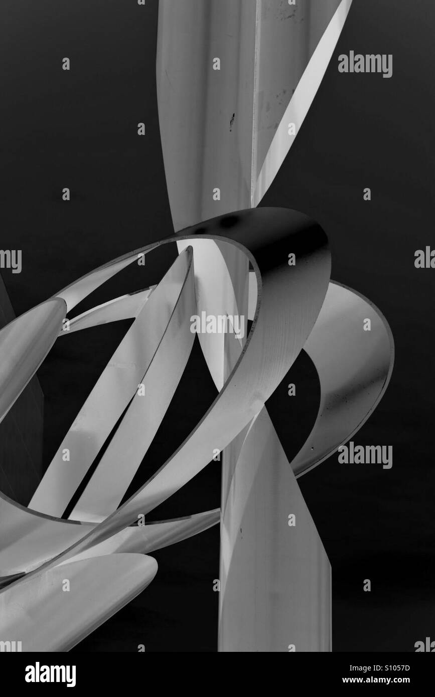 Sculpture in black and white Stock Photo - Alamy