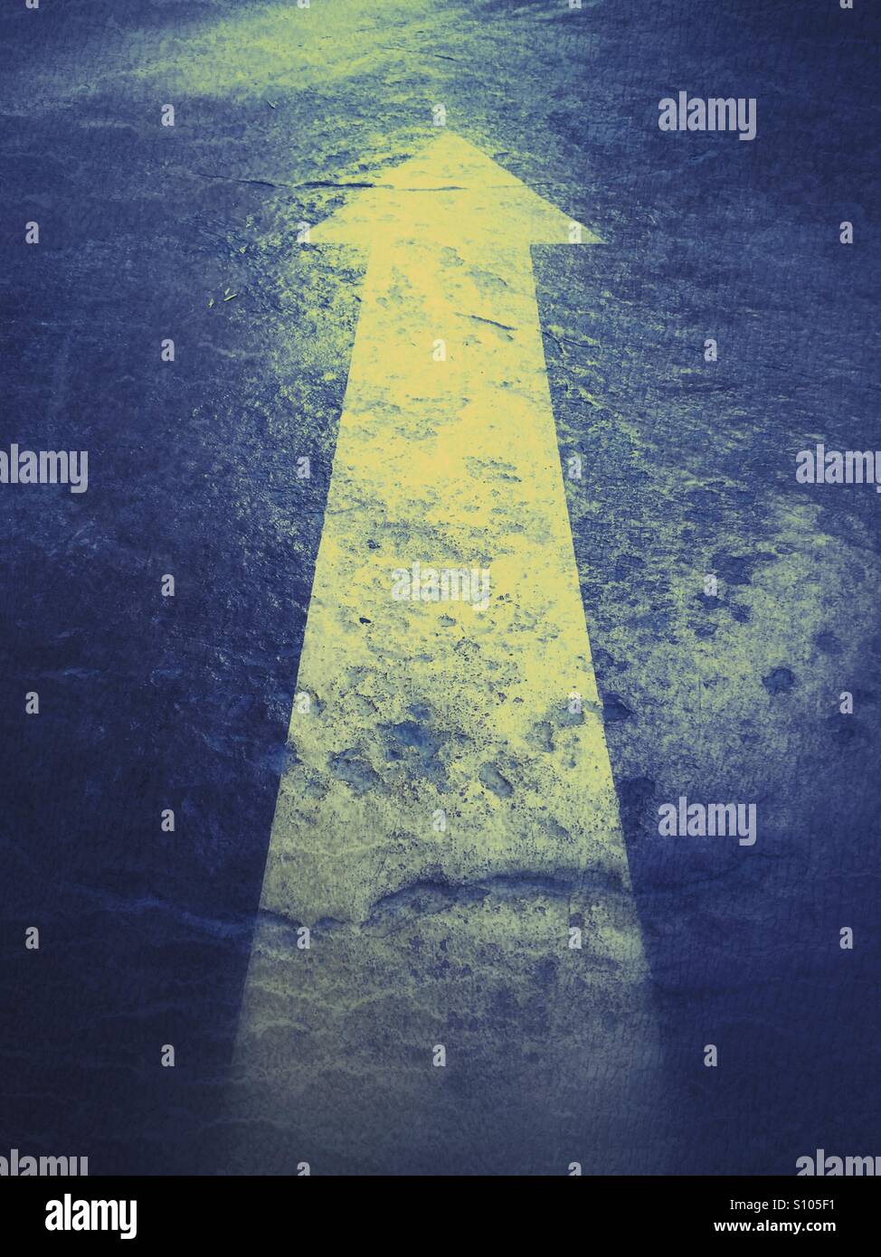 Go forward arrow - Smartphone Captured Stock Image