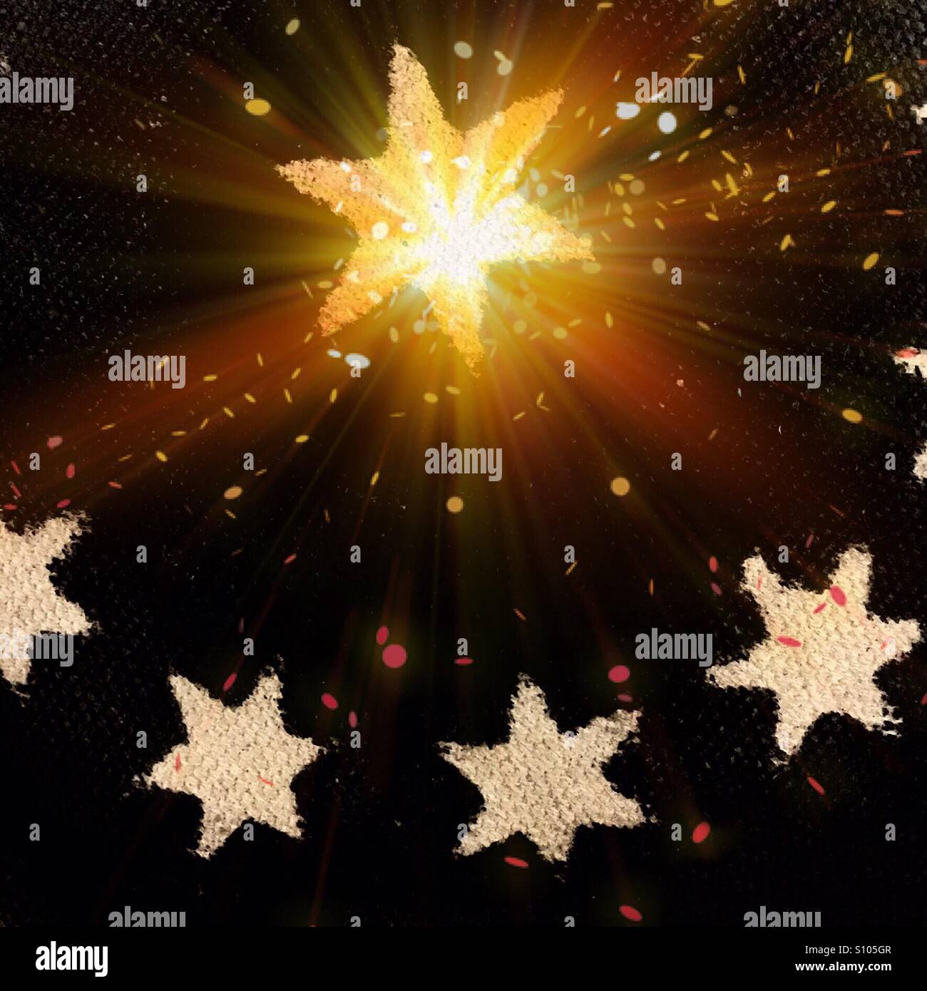 Stars - Smartphone Captured Stock Image