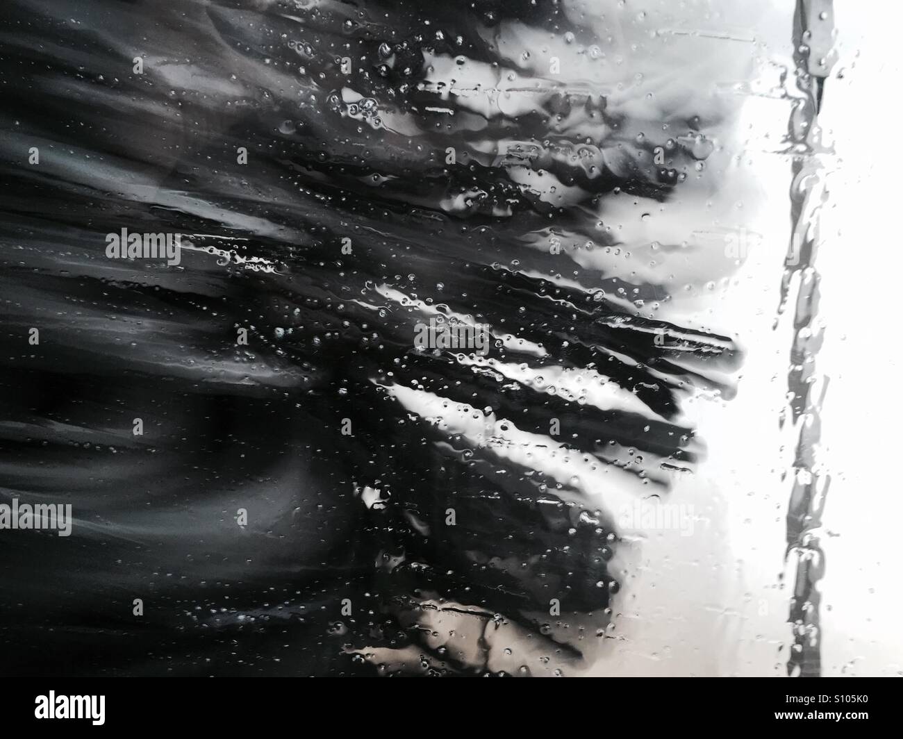 In the car wash - Smartphone Captured Stock Image