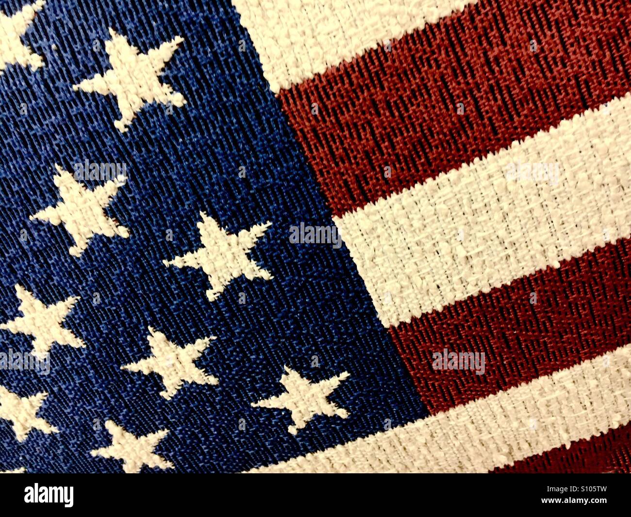 American flag texture - Smartphone Captured Stock Image