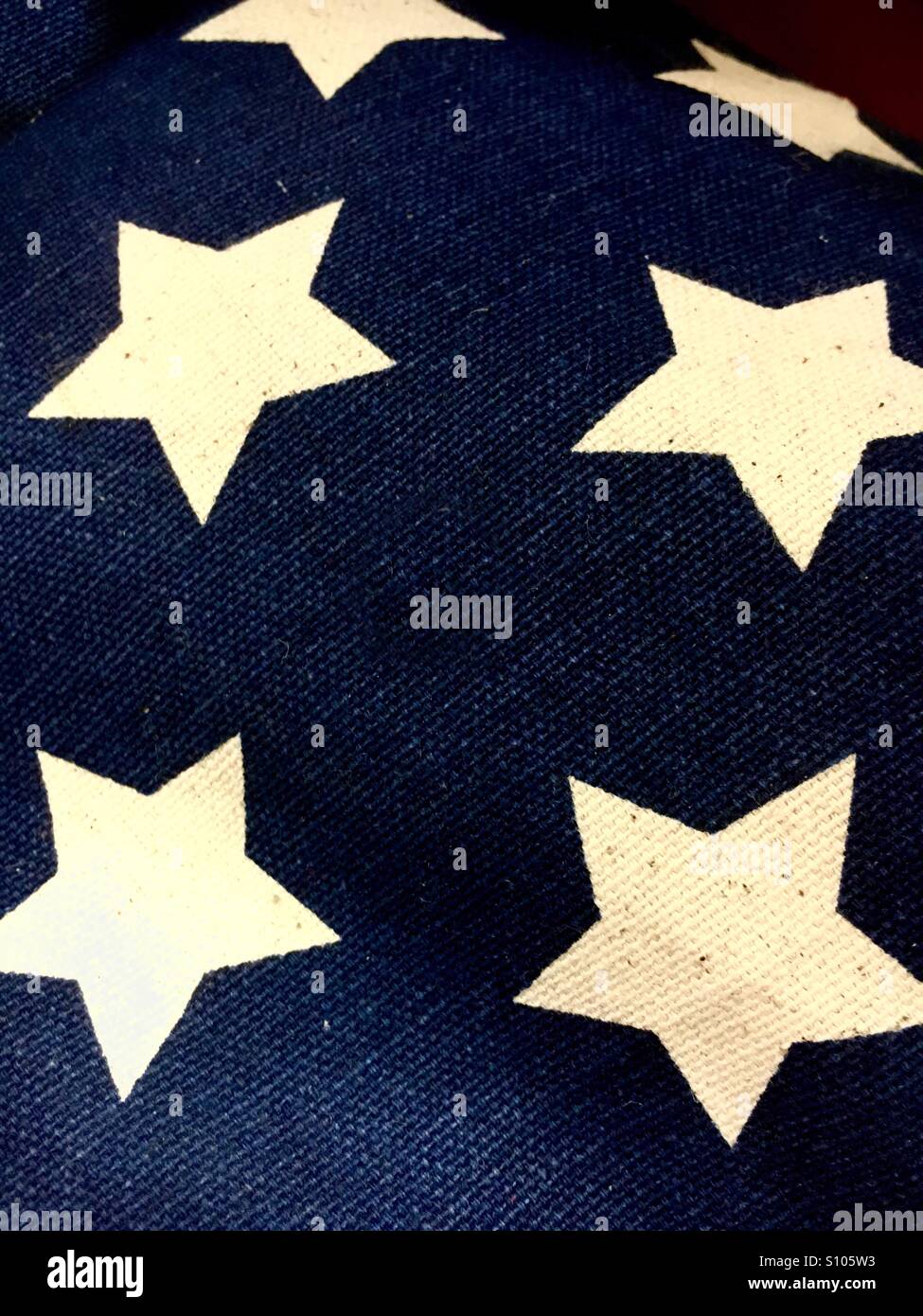 American flag stars - Smartphone Captured Stock Image