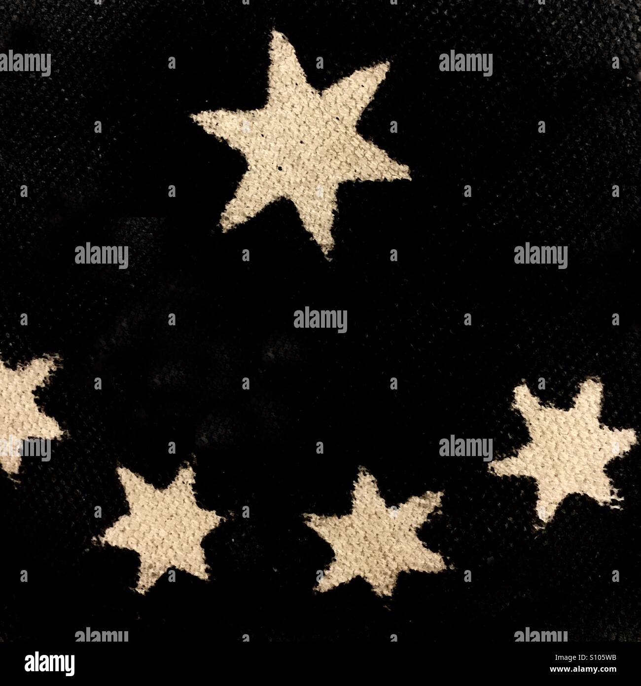 American stars - Smartphone Captured Stock Image