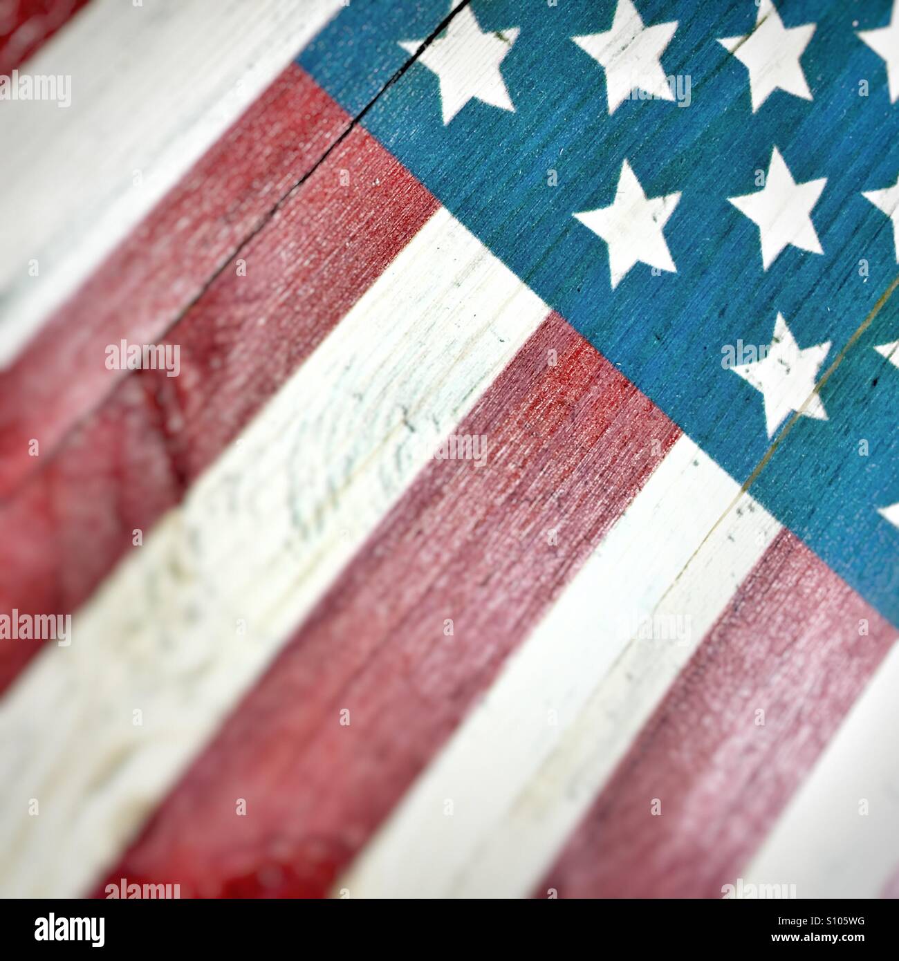 American flag - Smartphone Captured Stock Image
