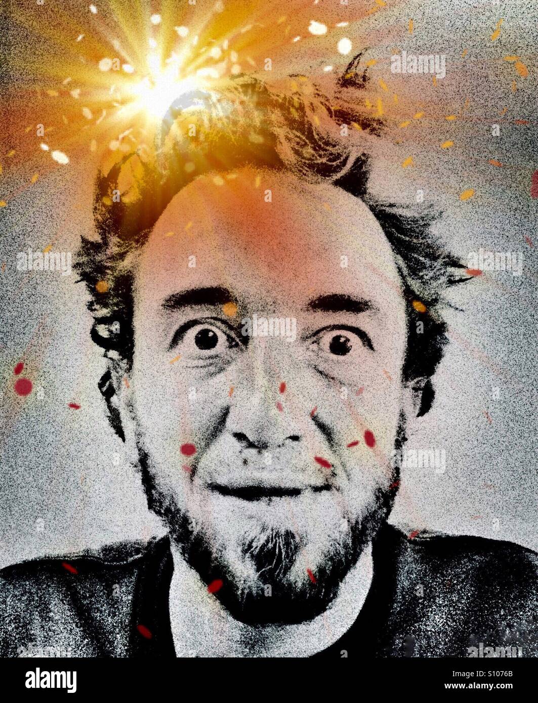 I have an idea! - Smartphone Captured Stock Image