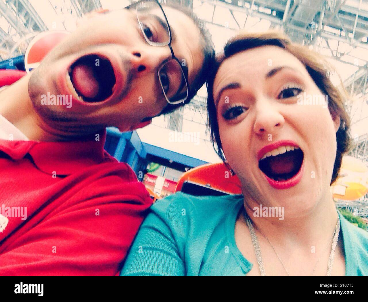 Mall roller coaster hires stock photography and images Alamy