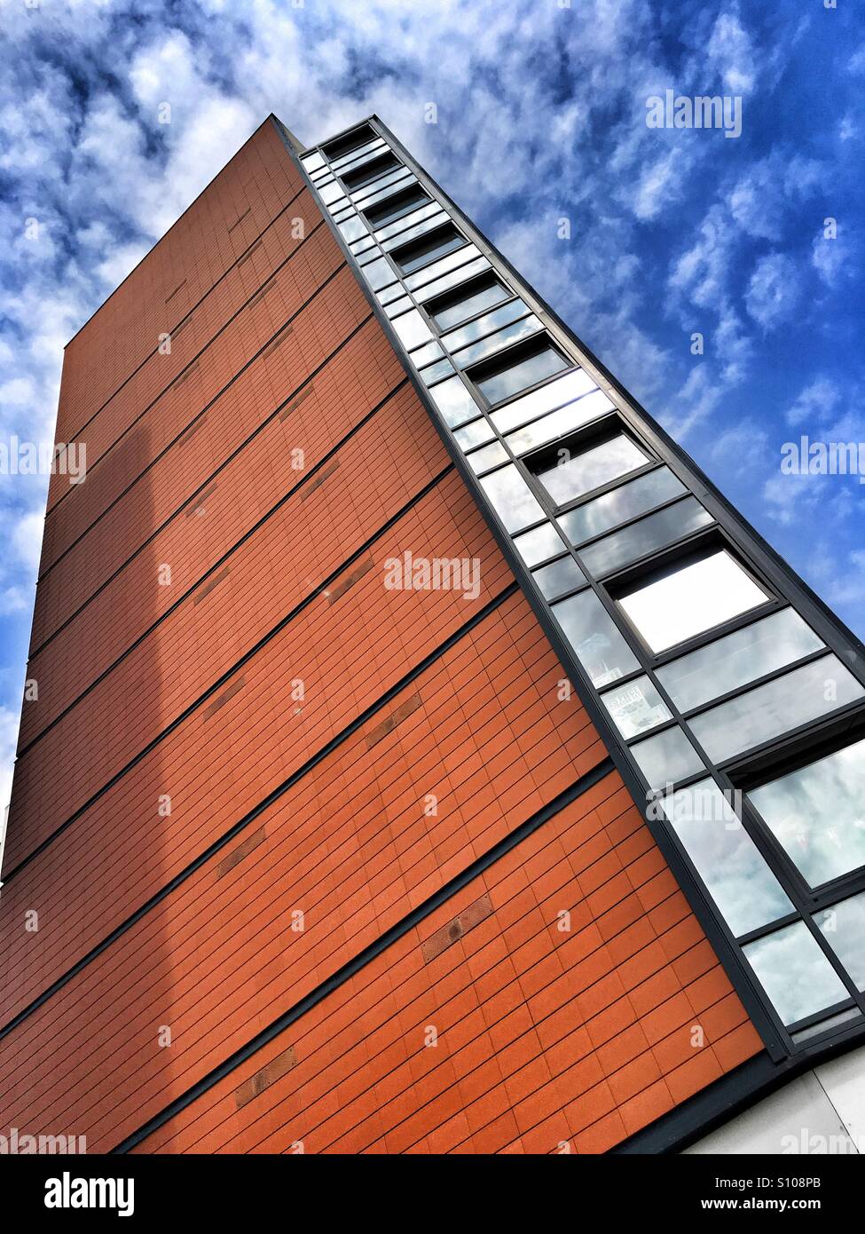 Liberty Park modern building in Leeds West Yorkshire UK - Smartphone Captured Stock Image