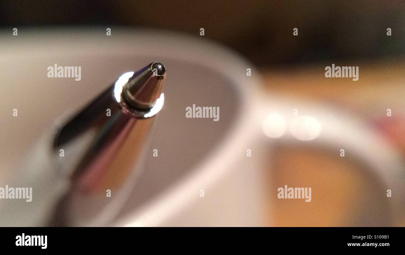 Close up of pen nib Stock Photo