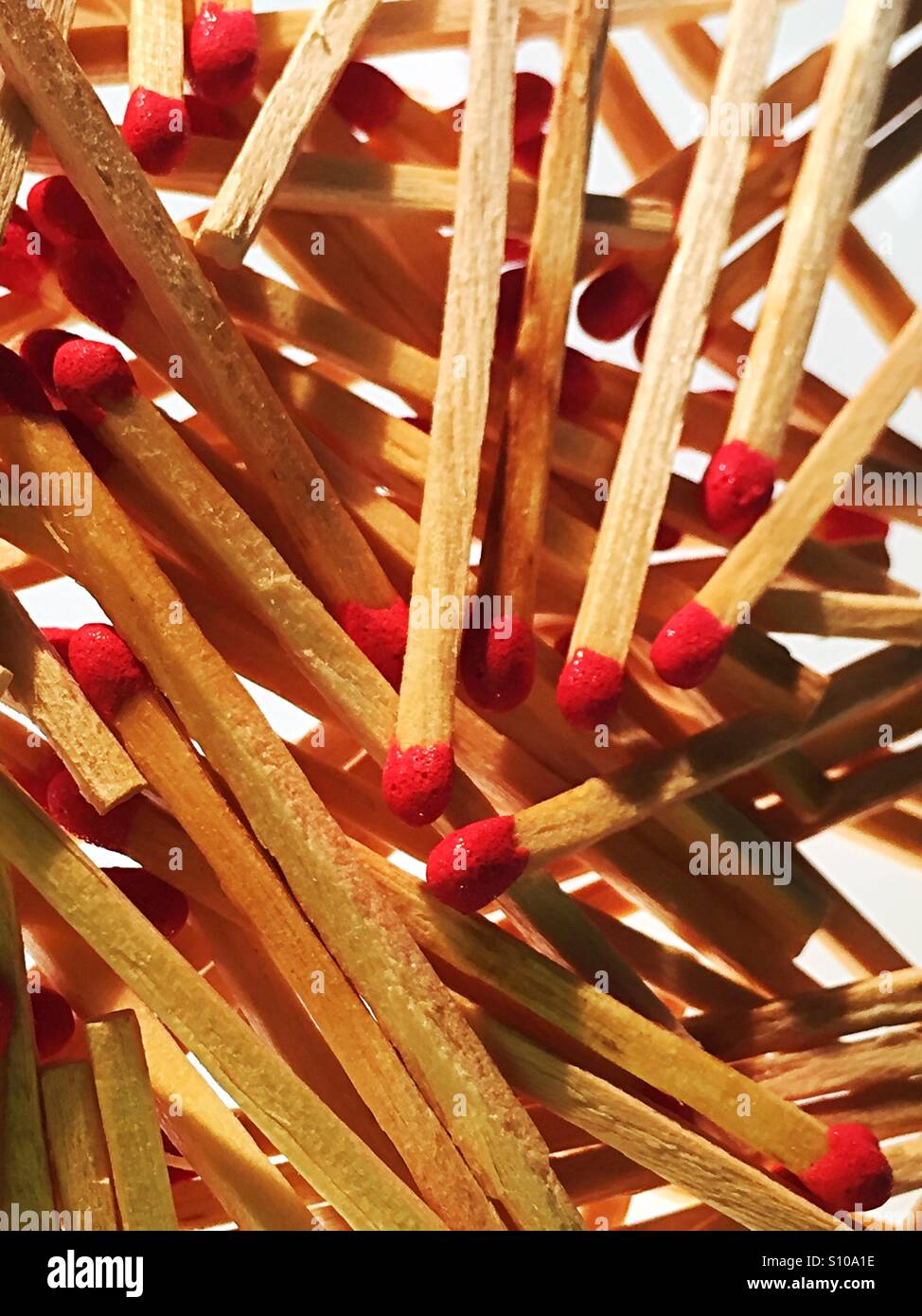 Still life of wooden striker matches Stock Photo Alamy