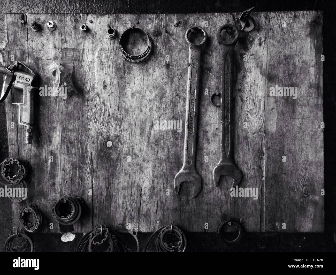 Rusty old tools - Smartphone Captured Stock Image