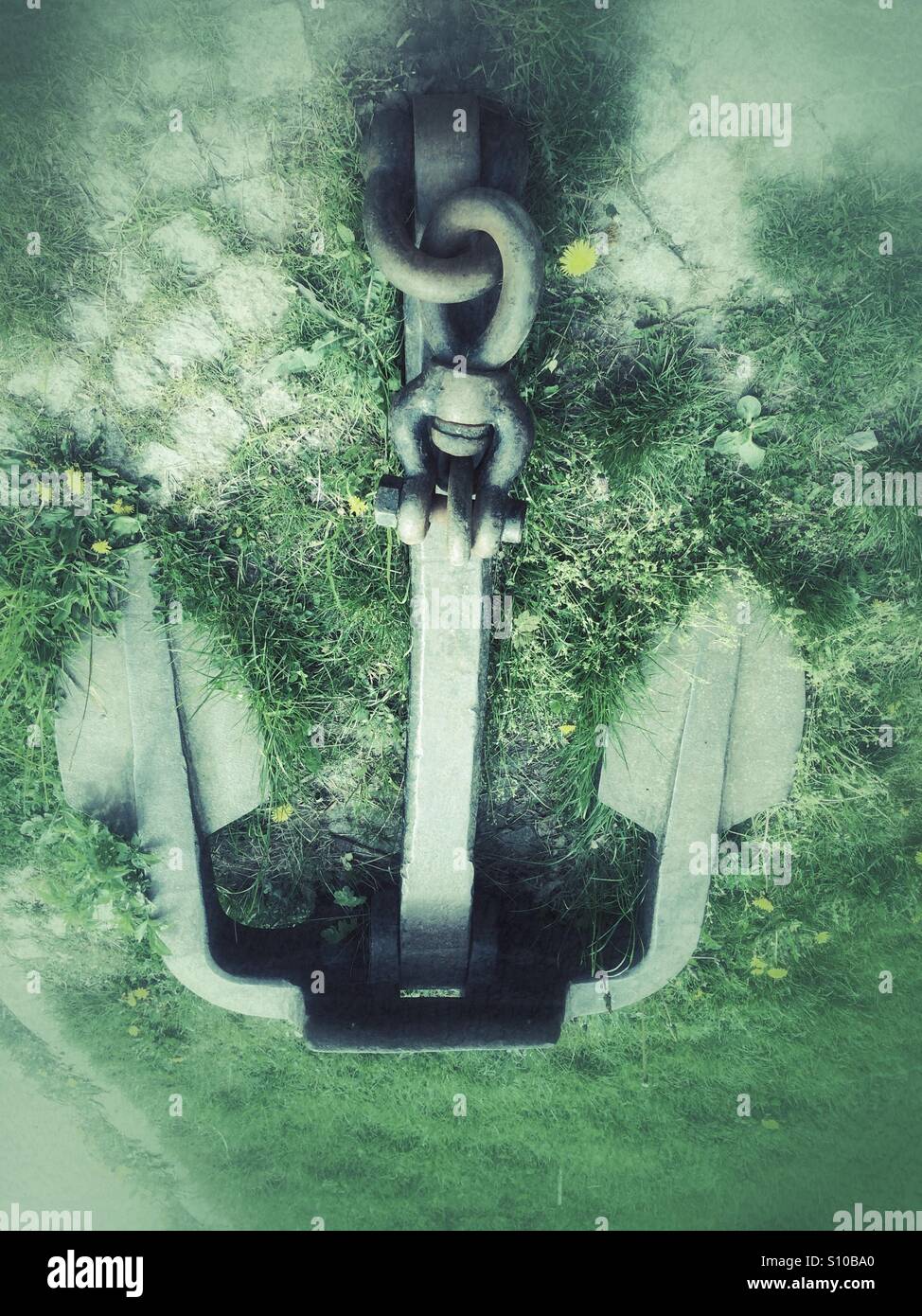 Boat anchor - Smartphone Captured Stock Image