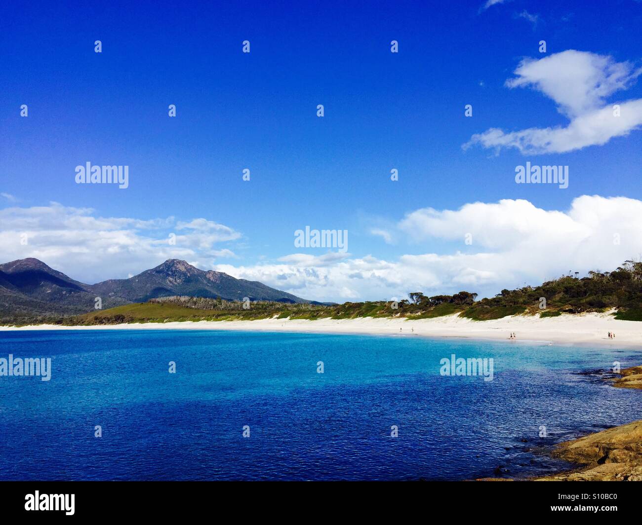 Wineglass Bay, Tasmania, Australia Stock Photo Alamy