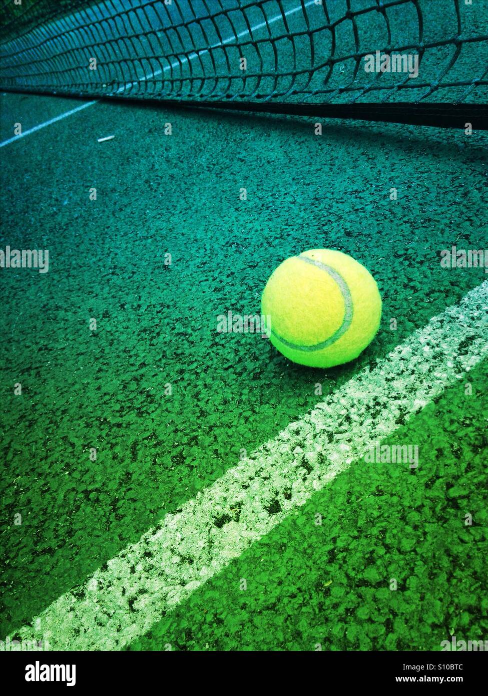 Tennis court Stock Photo
