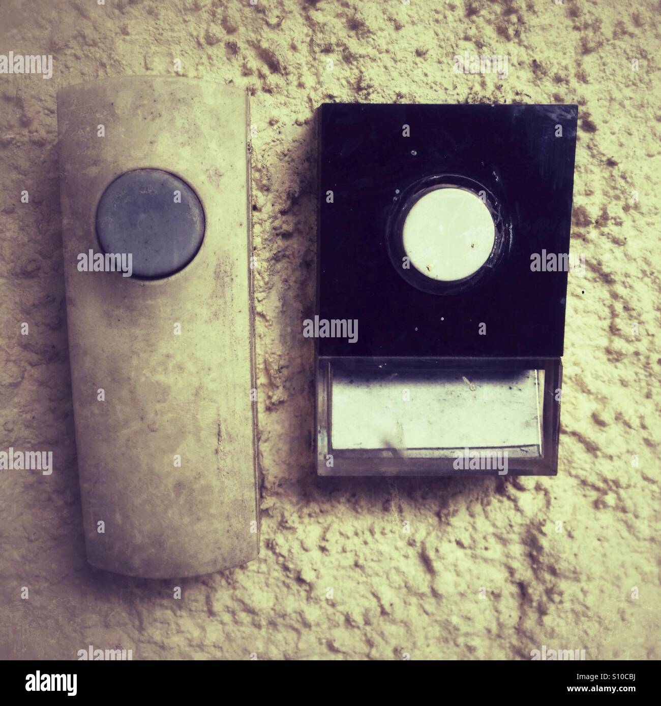 Old doorbells - Smartphone Captured Stock Image